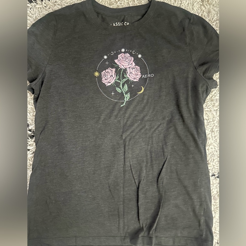 Aeropostale Classic Crew Gray T-Shirt NWOT